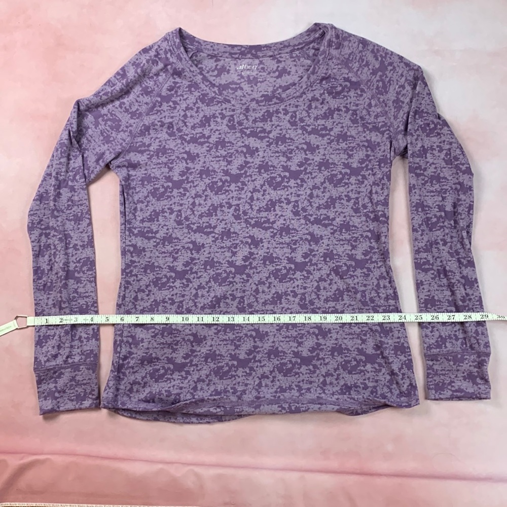 Bc purple burnout scoop neck